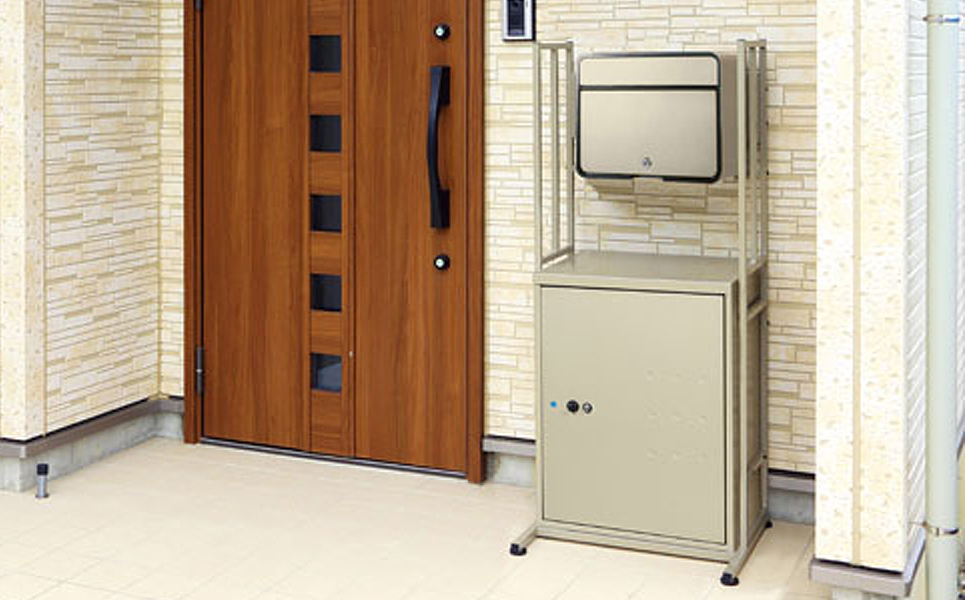 [グリーンライフ] 大容量で戸建てにも好評 郵便ポスト＆鍵付宅配ボックス【085P001】