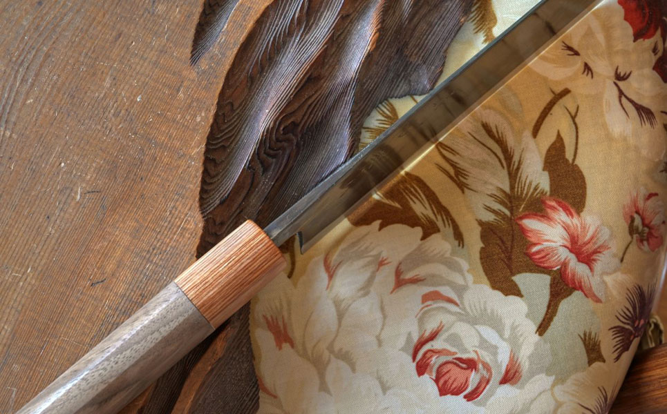 黒打菜切包丁 鉄製包丁 燕三条製 [渡辺刃物製作所]【085P019】