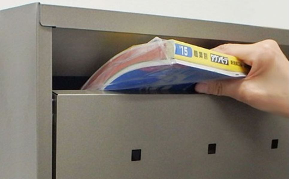 [グリーンライフ] 大容量で好評 郵便ポスト＆鍵付宅配ボックス＆スタンド【090P005】