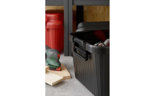 コンテナボックス ベリアスボート S ブラック 蓋つき コンテナボックス 収納コンテナ アウトドア boxコンテナ 屋外収納 防災 防災グッズ 防災用品 収納ケース 新生活 一人暮らし 10000円以下 1万円以下 【010S057】