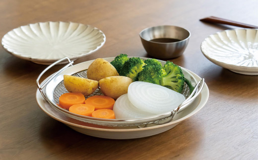 [家事問屋] 蒸しかご 直径24cm以上のフライパン対応 蒸し籠 調理器具 キッチン用品 燕三条製 下村企販 新生活 新生活【010S475】