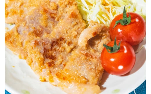 新潟県産豚の越後味噌漬けセット 三条産和梨でやわらか 計6パック 約1.3kg 【011S012】