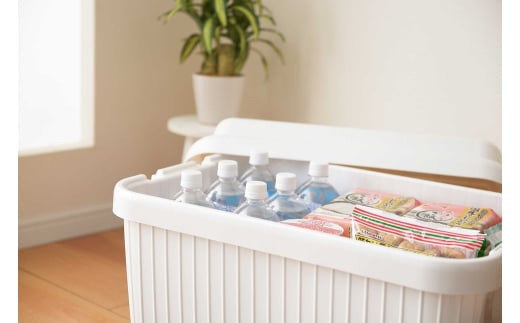 コンテナボックス ベリアスボート L ホワイト 蓋つき コンテナボックス 収納コンテナ アウトドア boxコンテナ 屋外収納 収納ケース 新生活 一人暮らし 【011S025】