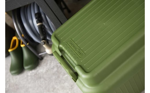 コンテナボックス ベリアスボート L グリーン 蓋つき コンテナボックス 収納コンテナ アウトドア boxコンテナ 屋外収納 収納ケース 新生活 一人暮らし 【011S027】