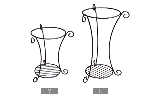コンビネーションスタンド M プランタースタンド ガーデニング園芸 植木鉢スタンド 燕三条製 [株式会社オビタス] 10000円以下 1万円以下 【011S118】