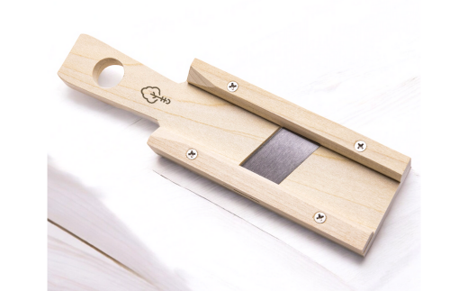 ねぎスライス(輪切り)と木柄ピーラー 皮むき 時短 調理器具 キッチン用品 キッチンツール 燕三条製 [小柳産業]【012S095】