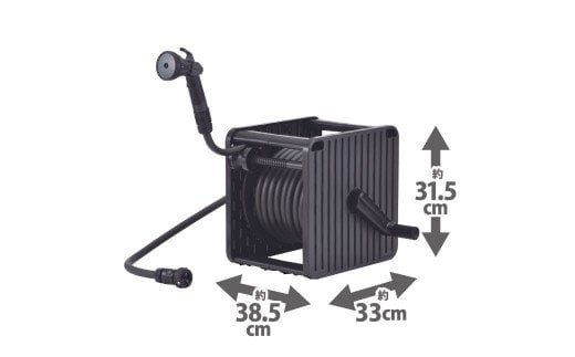 ガイド付きホースリール Gムーブ 20m 水撒き 水やり ガーデニング ホースリール [グリーンライフ] 【018S013】