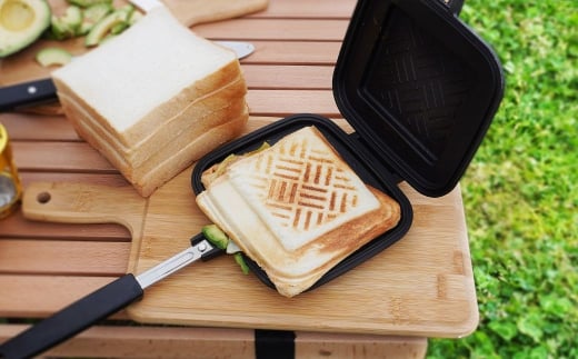 [KAKURI] ホットサンドクッカー キャンプ用品 アウトドア用品【019S018】