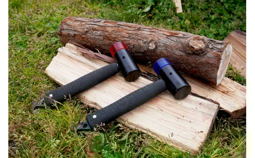 静音ペグハンマー（ブルー） キャンプ用品 アウトドア用品 【019S021】