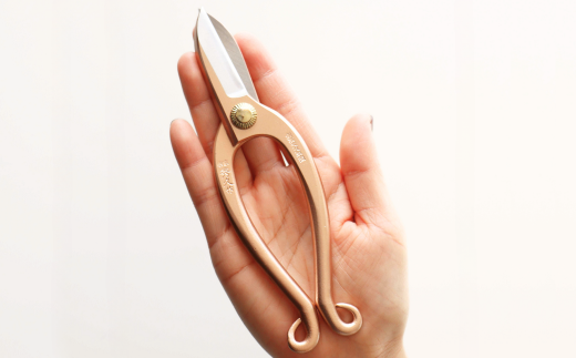 生花鋏 桜 燕三条製 宗家秀久 [外山刃物] 【022S059】