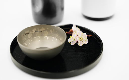 純チタン製お猪口 裕(Yuu)・夏(花火) オシャレ おちょこ ぐい吞み おしゃれ 酒器 日本酒 チタン 燕三条製 プレゼント 退職祝い 【022S068】