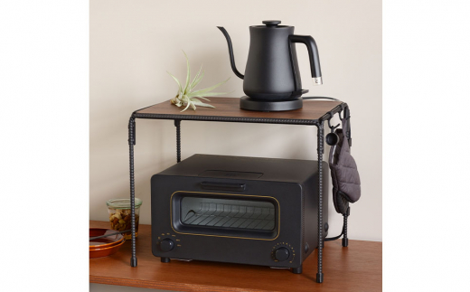 トースターラック(キッチンラック) キッチン収納 アイアンラック [BOW]【024P014】