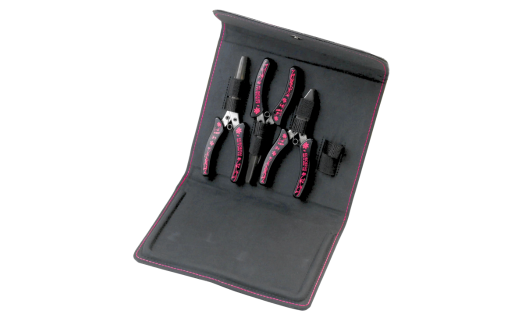 きほんの3本セット(平ヤットコ・丸ヤットコ・ニッパ) [KUROBISAI] ハンドメイド アクセサリー 工具セット 燕三条製【025S033】