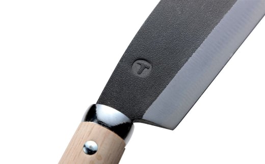 [TEPPA] 焚火鉈 粟 インディゴ 専用革ケース付 キャンプ用品 アウトドア用品 【031S007】