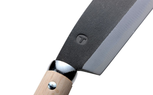 [TEPPA] 焚火鉈 粟 オリーブドラブ 専用革ケース付 キャンプ用品 アウトドア用品 【031S008】