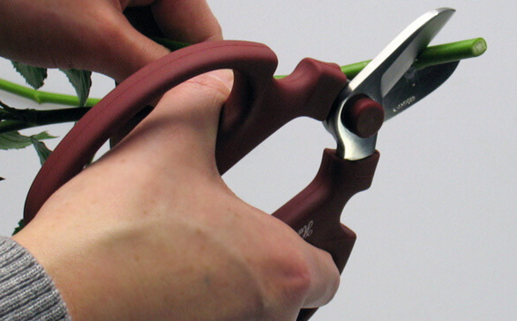 ハンドクリエーションコバルト合金(花鋏) 花ハサミ 園芸ハサミ 生花用 刃先が錆びないコバルト合金 ステンレス 園芸用品 ガーデニング用品 [坂源] 【052S002】