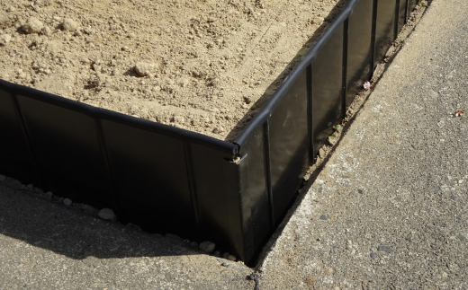 スチール製土留め板 Bセット（土留め板10枚） ガーデニング 花壇 家庭菜園 土の流出防止 燕三条製 [株式会社オビタス]【062S004】