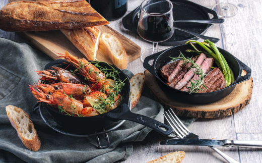 [SSCamp!] ソロキャスト16 5点セット オール熱源対応 IH対応 グリル スキレット プレート 調理器具 アウトドア用品 キャンプ用品 【103S006】