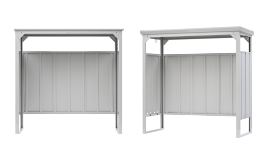 サイクルダシーレ 183cm 自転車置き場 自転車収納庫 屋外 大型 中型 おしゃれ 庭 ストレージ 日本製 燕三条製 [グリーンライフ] 【170S002】