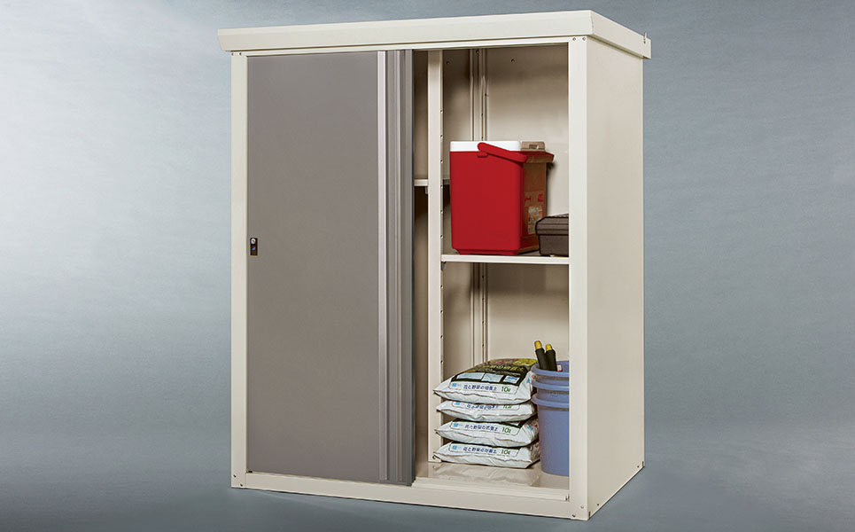 [グリーンライフ] 倉庫や物置（収納庫）として便利 ダシーレ 1215（チタングレー）【196P003】