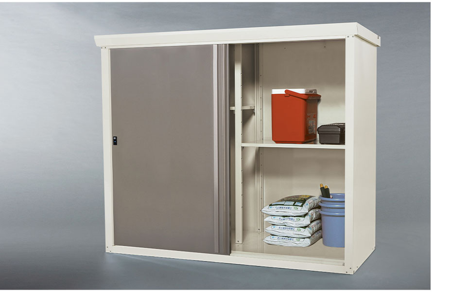 [グリーンライフ] 倉庫や物置（収納庫）として便利 ダシーレ 1815（チタングレー）【235P003】