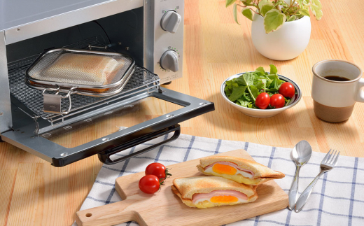 グリルホットサンドメッシュ 魚焼きグリル・オーブントースター用ホットサンドメーカー [leye]【010P151】