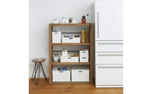 収納ボックス インボックス Ｍ ホワイト 3個セット 取っ手付 収納ボックス 衣類 収納ケース カラーボックス おもちゃ収納 押し入れ収納 新生活 一人暮らし 10000円以下 1万円以下 【010S069】