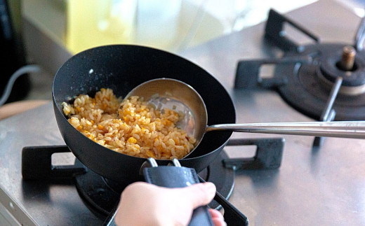 [apod] ダブルファイバー18cm中華鍋 ハンドルカバーセット 新生活 一人暮らし 【010S243】