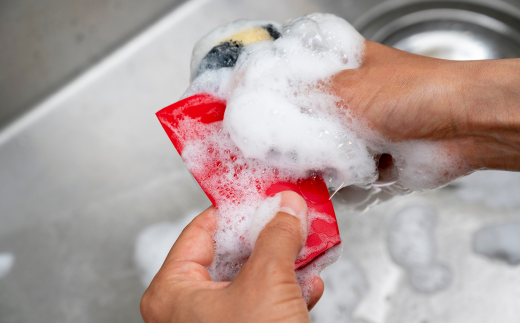 シリコーンヘラ2本組(レッド・ホワイト) キッチン用品 燕三条製 新生活 一人暮らし [la base(ラバーゼ)] 【013S081】