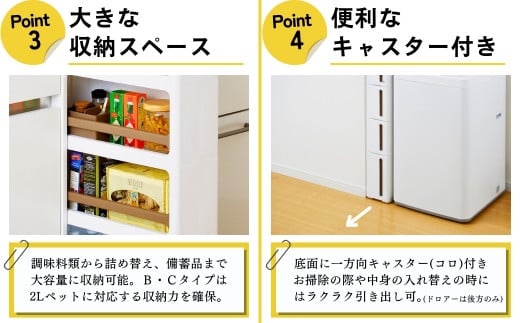 隙間収納 ストランティドロアーセット AB ホワイト 2個セット 隙間収納 収納棚 すき間収納 収納ボックス サニタリー スリムラック 洗面所 スリム収納 新生活 一人暮らし 【022S003】