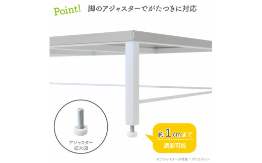 ステンレス天板 IHクッキングヒーター用スタンド（白色） IHコンロ下ラック 2口IHクッキングヒーター用 ガスコンロ下 ラック [川口工器]【022S027】