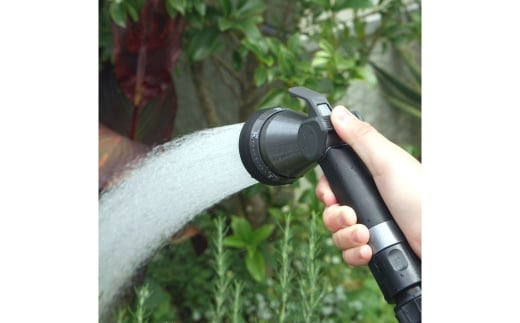 スチールホースリールセット20m グレー [グリーンライフ] 【025S003】