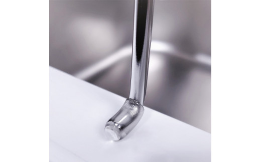 [燕三条水切り直販店]スライド水切りラック ステンレス １段タイプ 水切りかご 流れるトレー付き【027S015】