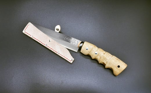 [山人] 全鋼 ミニ竹割鉈 小型斧 薪割り 竹割 竹細工 キャンプ用品 アウトドア用品 ナタ 燕三条製 【028S016】