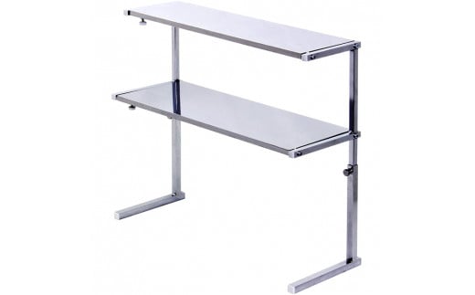 シンク上カウンターラック 2段 スリム 収納スペース 収納棚 キッチンラック キッチンツール インテリア 調味料ラック 組立品 おしゃれ シンプル 省スペース 隙間収納 小物収納 [川口工器]【033S009】