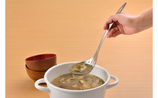 計量みそマドラー&水切りレードルセットステンレス製キッチンツール 味噌計量マドラー [leye] 【010P160】