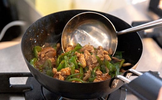 [apod] ダブルファイバー18cm中華鍋 ハンドルカバーセット 新生活 一人暮らし 【010S243】