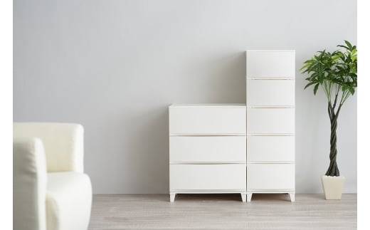 チェスト 収納チェスト ルームスワイドシェード 543 幅54cm 3段 ホワイト 収納棚 キャビネット 収納ボックス 衣類収納 衣装ケース 引出し収納 ルームチェスト 新生活 一人暮らし 【012S006】