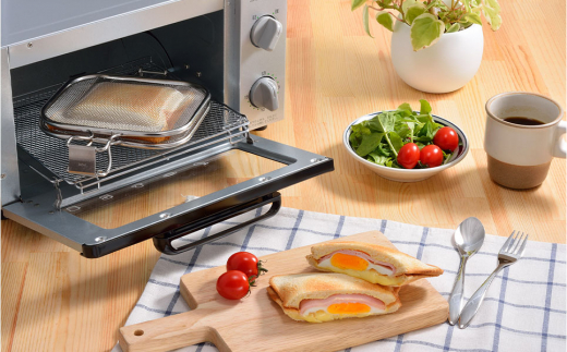 魚焼きグリル用ピザプレート&ホットサンドメッシュセット [leye] 【014P043】