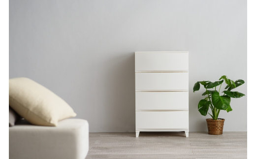 チェスト 収納チェスト ルームスワイドシェード 544 幅54cm 4段 ホワイト 収納棚 キャビネット 収納ボックス 衣類収納 衣装ケース 引出し収納 ルームチェスト 新生活 一人暮らし 【015S010】