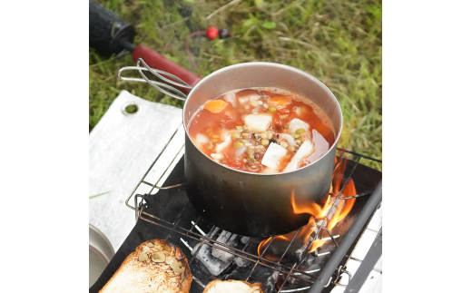 [ベルモント] チタンクッカー深型（M）（ケース付） フライパン 鍋 キャンプ用品 アウトドア用品 【016S017】