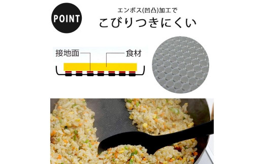 両面エンボス鉄製フライパン3種セット(26cm 28cm 玉子焼用) IH対応 キッチン用品 燕三条製 【024S022】