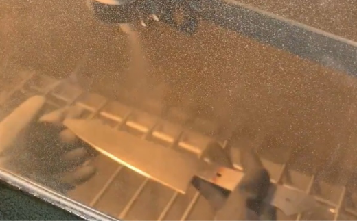 三徳包丁 170mm 37層ダマスカス 燕三条 職人製 包丁 キッチン用品 刃物 調理器具 調理用品 [六四郎]【025S046】