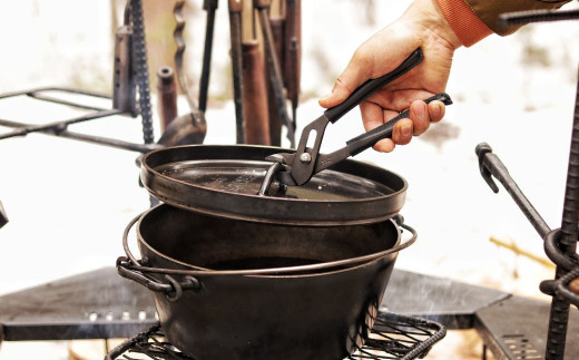 Campdrunk キャンププライヤ黒革 190mm キャンプ用品 アウトドア用品【026S008】