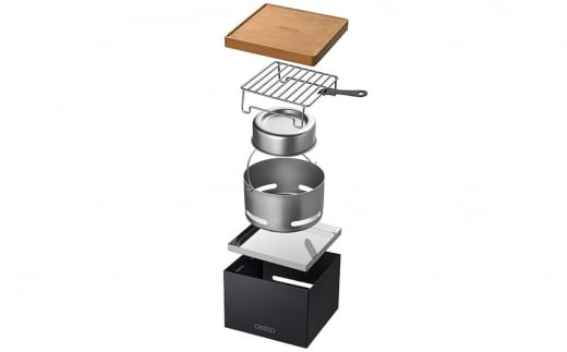 [APELUCA] 卓上グリル　TABLETOP GRILL　キャンプやアウトドアにも【044P004】