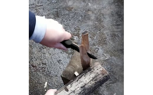 [剣謙心] アウトドアナイフ YaibaⅡ 黒染め キャンプ用品 アウトドア用品 【048S003】