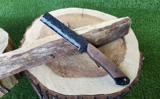 [BABACHO] 薪割りに 多喜火鉈 （コンパクト鉈） 110mm 積層 革ケース付き キャンプ用品 アウトドア用品 燕三条製【055P016】