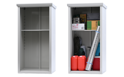 ダシーレ0918 チタングレー 183cm 収納庫 物置 屋外 大型 中型 おしゃれ 庭 ストレージ 日本製 燕三条製 [グリーンライフ] 【140S002】