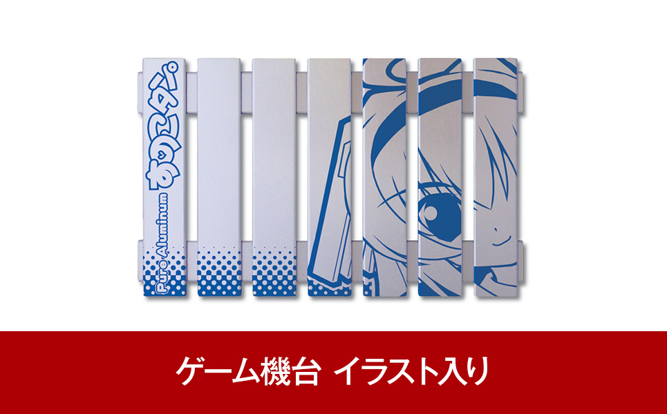 [すのこタン。] タブレット用台 ピュアアルミニウムすのこタン。 イラスト入り【011P014】