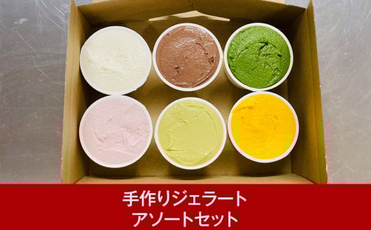 手作りジェラートアソートセット 乳化安定剤・卵・小麦不使用 ジェラートマエストロの作るアイスのセット【010P199】